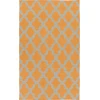 Surya York AWHD1008 Bright Orange Medium Gray Area Rug 10 ft. X 14 ft. Rectangle