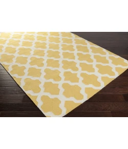 Surya York AWHD1010 Bright Yellow Cream Area Rug 10 ft. X 14 ft. Rectangle