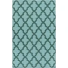 Surya York AWHD1011 Light Blue Teal Area Rug 9 ft. X 12 ft. Rectangle