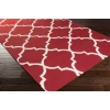 Surya York AWHD1014 Dark Red Cream Area Rug 10 ft. X 14 ft. Rectangle