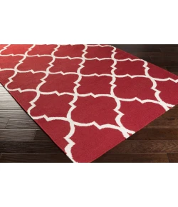 Surya York AWHD1014 Dark Red Cream Area Rug 10 ft. X 14 ft. Rectangle