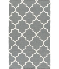 Surya York AWHD1017 Medium Gray Cream Area Rug 8 ft. X 10 ft. Rectangle