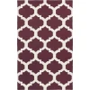 Surya York AWHD1031 Purple Ivory Area Rug 8 ft. X 10 ft. Rectangle