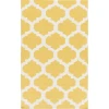 Surya York AWHD1035 Bright Yellow Cream Area Rug 10 ft. X 14 ft. Rectangle