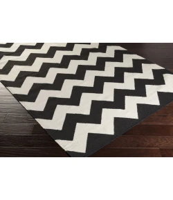 Surya York AWHD1036 Black Cream Area Rug 9 ft. X 12 ft. Rectangle