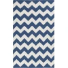 Surya York AWHD1040 Bright Blue Ivory Area Rug 9 ft. X 12 ft. Rectangle