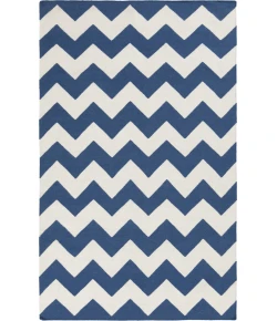 Surya York AWHD1040 Bright Blue Ivory Area Rug 9 ft. X 12 ft. Rectangle