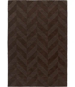 Surya Central Park AWHP4030 Dark Brown Area Rug 6 ft. Round