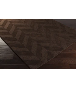 Surya Central Park AWHP4030 Dark Brown Area Rug 6 ft. Round