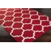 Surya Vogue AWLT3002 Red White Area Rug 4 ft. X 6 ft. Rectangle