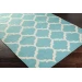 Surya Vogue AWLT3003 Aqua Ivory Area Rug 5 ft. X 8 ft. Rectangle