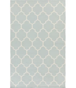 Surya Vogue AWLT3013 Aqua Cream Area Rug 5 ft. X 8 ft. Rectangle