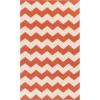Surya Vogue AWLT3018 Bright Orange Cream Area Rug 8 ft. X 10 ft. Rectangle