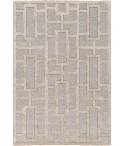 Livabliss Arise AWRS2141 Light Gray Khaki Area Rug 6 ft. Round