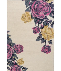 Surya Botany BOT2475 Cream Violet Area Rug 9 ft. X 13 ft. Rectangle