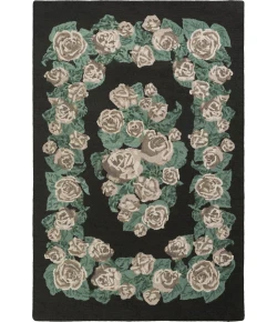 Surya Botany BOT2482 Dark Green Emerald Area Rug 9 ft. X 13 ft. Rectangle
