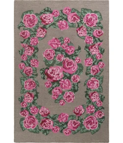 Surya Botany BOT2483 Bright Pink Dark Red Area Rug 9 ft. X 13 ft. Rectangle