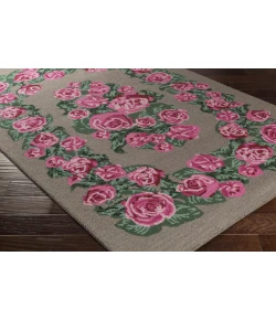 Surya Botany BOT2483 Bright Pink Dark Red Area Rug 9 ft. X 13 ft. Rectangle