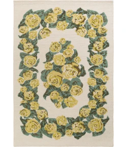 Surya Botany BOT2484 Cream Teal Area Rug 9 ft. X 13 ft. Rectangle