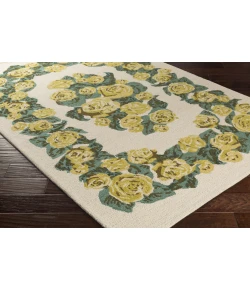 Surya Botany BOT2484 Cream Teal Area Rug 9 ft. X 13 ft. Rectangle