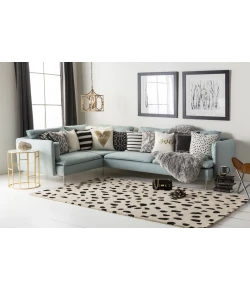 Livabliss Stella STLA2443 Khaki Black Area Rug 9 ft. X 13 ft. Rectangle