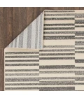 Loomaknoti Tecopa Varonika Gray/White ETR18GRW85 9 ft. 10 in. X 12 ft. 10 in. Rectangle Rug