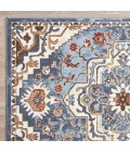 Loomaknoti Alsbrooke Zailorn Blue/Cream EA006 3 ft. 3 in. X 5 ft. 3 in. Rectangle Rug