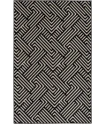 Loomaknoti Tecopa Trenten Black/White ETR12BLW20 3 ft. 3” X 5 ft. 3” Rectangle Rug