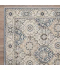 Loomaknoti Kehleigh Dravan Blue/Cream EK001 6 ft. 7 in. X 9 ft. 2 in. Rectangle Rug