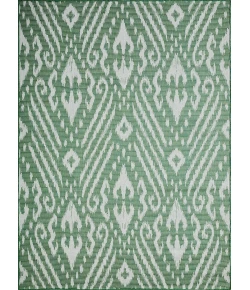 Loomaknoti Breyleigh Calitrah Green/Cream EB005 6 ft. 7 in. X 9 ft. 2 in. Rectangle Rug