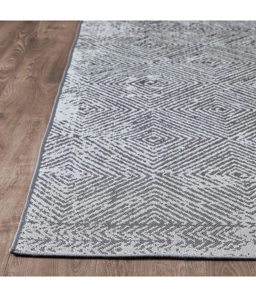 Loomaknoti Breyleigh Carzon Cream/Gray EB003 3 ft. X 5 ft. Rectangle Rug