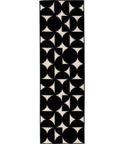 Loomaknoti Tecopa Sevella Black/White ETR07BLW12 2 ft. X 6 ft. 7 in. Rectangle Rug