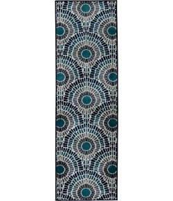 Loomaknoti Tecopa Ferley Blue/Green ETR04GB12 2 ft. X 6 ft. 7 in. Rectangle Rug