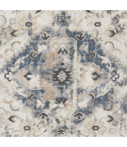 Loomaknoti Kehleigh Zofionz Blue/Cream EK004 7 ft. 10 in. X 9 ft. 10 in. Rectangle Rug