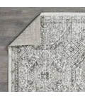 Loomaknoti Rhane Alvezi Gray/Cream ER017 9 ft. 10 in. X 12 ft. 10 in. Rectangle Rug