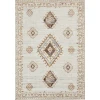 Loomaknoti Alsbrooke Temarnie Cream/Beige EA007 5 ft. 3 in. X 7 ft. 3 in. Rectangle Rug