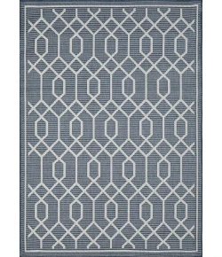 Loomaknoti Breyleigh Chendler Blue/Cream EB001 3 ft. X 5 ft. Rectangle Rug