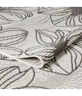 Loomaknoti Breyleigh Cerimia Cream/Gray EB007 5 ft. 3 in. X 7 ft. 3 in. Rectangle Rug