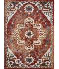 Loomaknoti Alsbrooke Zailorn Orange/Red EA006 9 ft. 10 in. X 12 ft. 10 in. Rectangle Rug