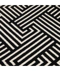 Loomaknoti Tecopa Trenten Black/White ETR12BLW20 3 ft. 3” X 5 ft. 3” Rectangle Rug