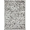 Loomaknoti Rhane Alvezi Gray/Cream ER017 5 ft. 3 in. X 7 ft. 3 in. Rectangle Rug