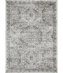 Loomaknoti Rhane Alvezi Gray/Cream ER017 5 ft. 3 in. X 7 ft. 3 in. Rectangle Rug