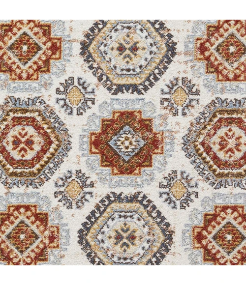 Loomaknoti Alsbrooke Delary Cream/Beige EA005 4 ft. X 6 ft. Rectangle Rug