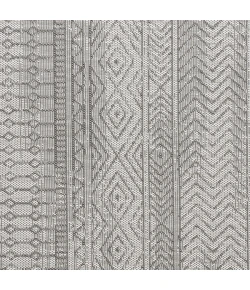 Loomaknoti Breyleigh Canderz Cream/Gray EB008 9 ft. 10 in. X 12 ft. 10 in. Rectangle Rug