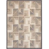 Central Oriental Fontana Halden Cream Area Rug 6 ft. 7 in. X 9 ft. 2 in. Rectangle