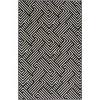 Loomaknoti Tecopa Trenten Black/White ETR12BLW85 9 ft. 10 in. X 12 ft. 10 in. Rectangle Rug