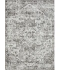 Loomaknoti Rhane Alemern Gray/Cream ER019 5 ft. 3” X 7 ft. 3” Rectangle Rug