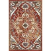 Loomaknoti Alsbrooke Zailorn Orange/Red EA006 4 ft. X 6 ft. Rectangle Rug