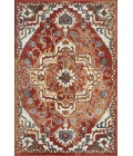 Loomaknoti Alsbrooke Zailorn Orange/Red EA006 4 ft. X 6 ft. Rectangle Rug