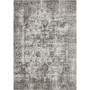 Loomaknoti Rhane Allory Gray/Cream ER014 5 ft. 3 in. X 7 ft. 3 in. Rectangle Rug